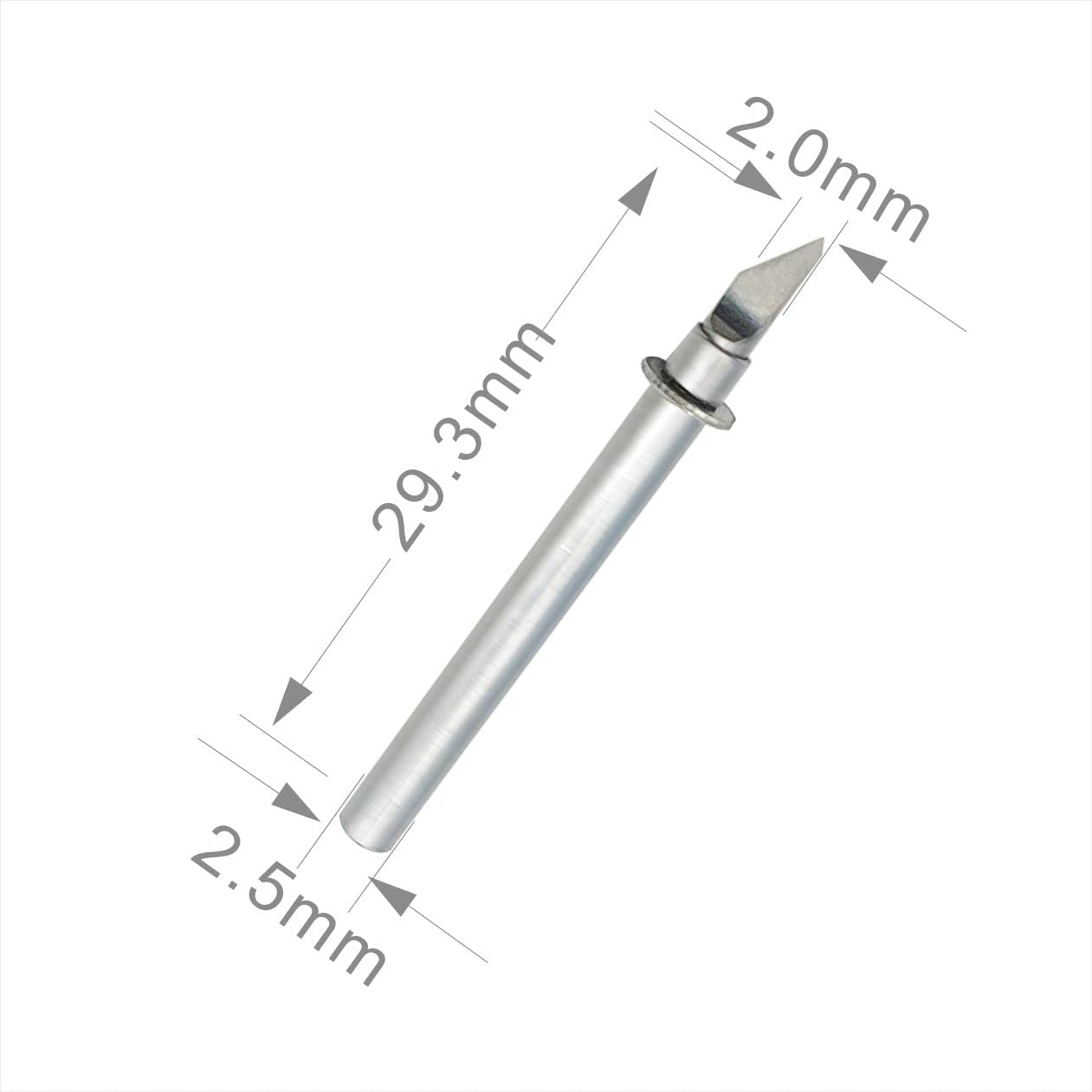 2 Pack CADXBLD1 Auto Blade for Brother ScanNCut DX, Using Higher Strength Tungsten Steel Material,Cut Materials 0.1-3mm Thick Including Fabric, Felt, Vinyl and More (Copy) - Image 3