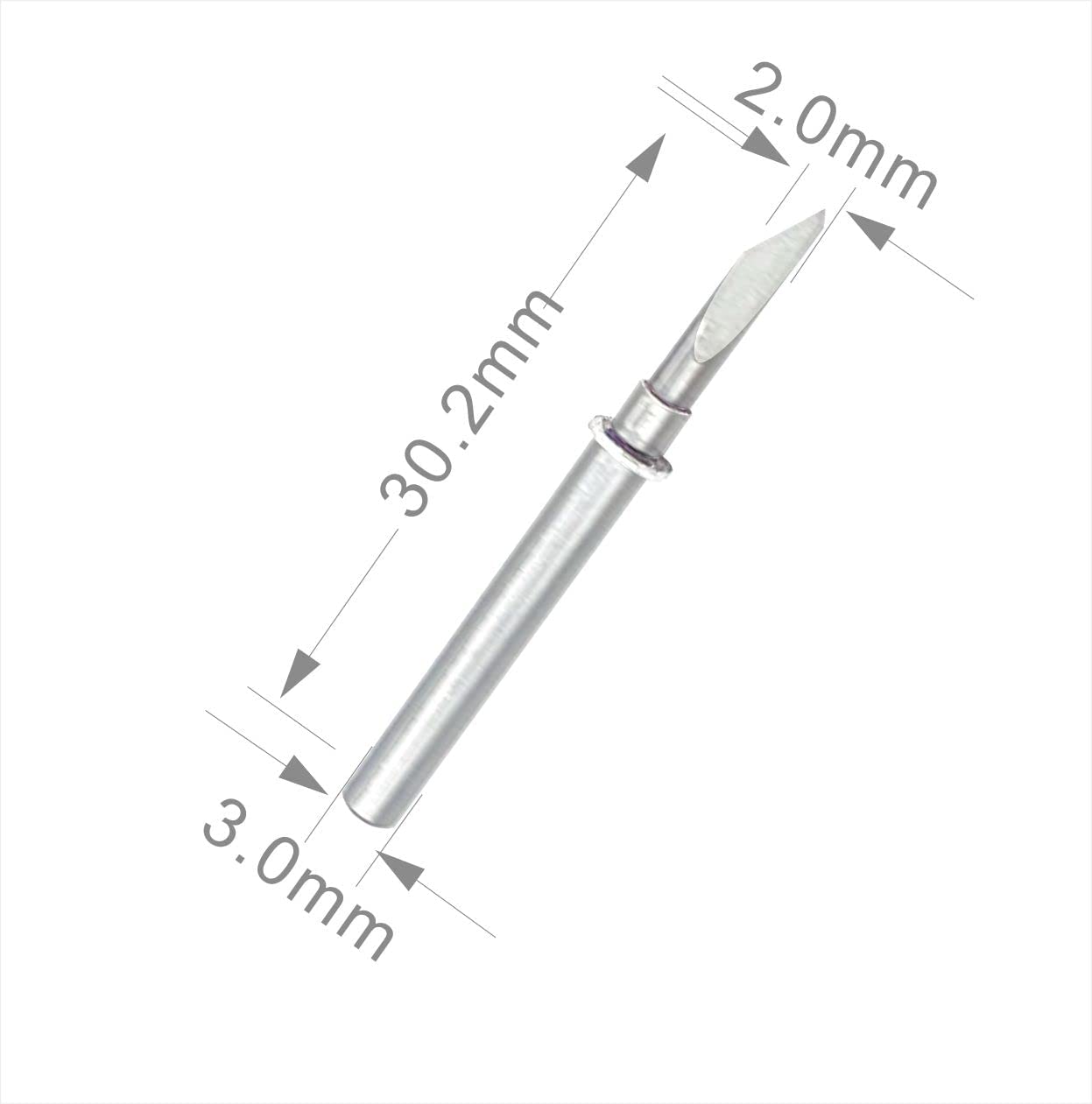 2 Pack Deep Cut Blade CABLDF1 for Brother ScanNCut, ScanNCut2, ScanNCut DX and DesignNCut, Using Higher Strength Tungsten Steel Material,Cut Including Foam and Balsa Wood, Silver - Image 3