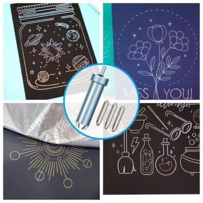 Cricut Foil Transfer Tool Replacement for Cricut Maker and Maker 3, Explore, Explore One & Explore Air 2/3, Including Fine, Medium and Bold Blades - Image 4
