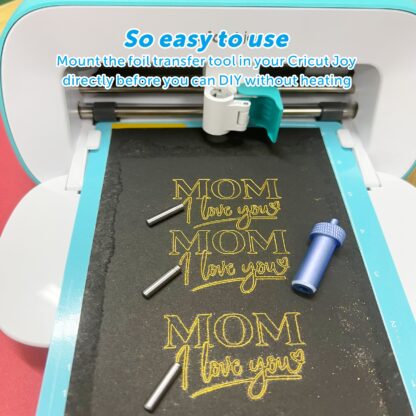 Cricut Joy Kit Foil Transfer Kit, Including Fine, Medium and Bold Blades - Image 4