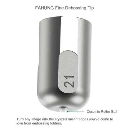 Cricut Fine Debossing Tip for Maker 3/Maker Cutting Machine Debossing Tool Debossing Blade Debossing Tip 21 Embossing Tool for Maker Deboss Designs on Thick Foil, Cardstock & More - Image 2