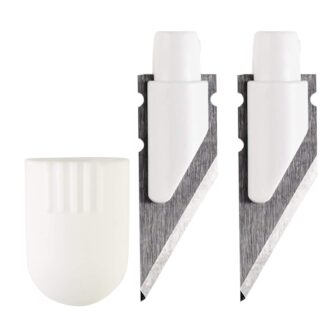 2Pack Cricut Replacement Knife Blade, Hard & Durable Cutting Blade, 12 mm Length, Cuts Thick & Denser Materials to Create Personalized Projects, Compatible with Cricut Maker Cutting Machine