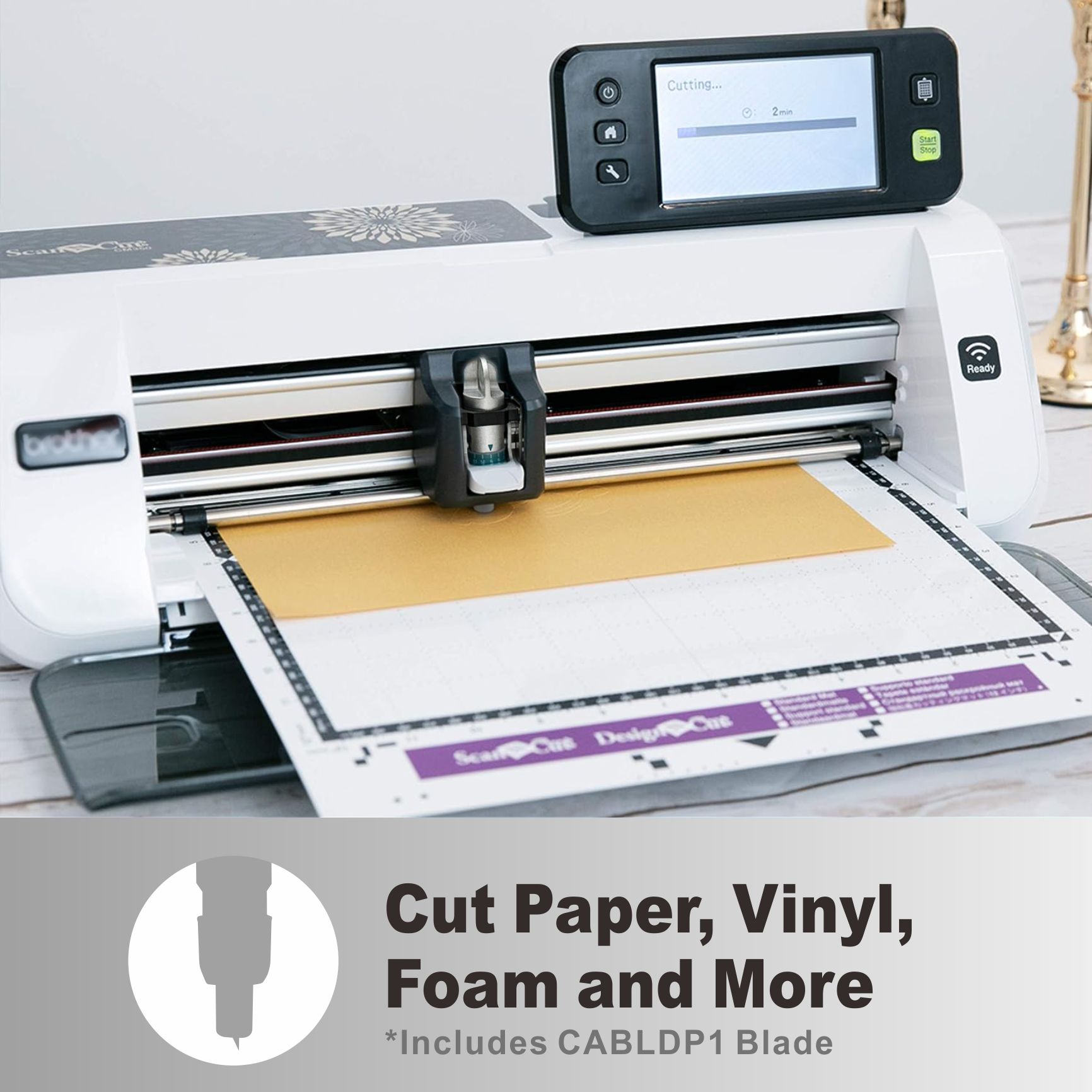 Standard Cut Blade Holder CAHLP1(Includes CABLDP1 Blade) for Brother Cutting Machines, Precision Constructed Metal Knife Block and Durable Cutting Knife - Image 2