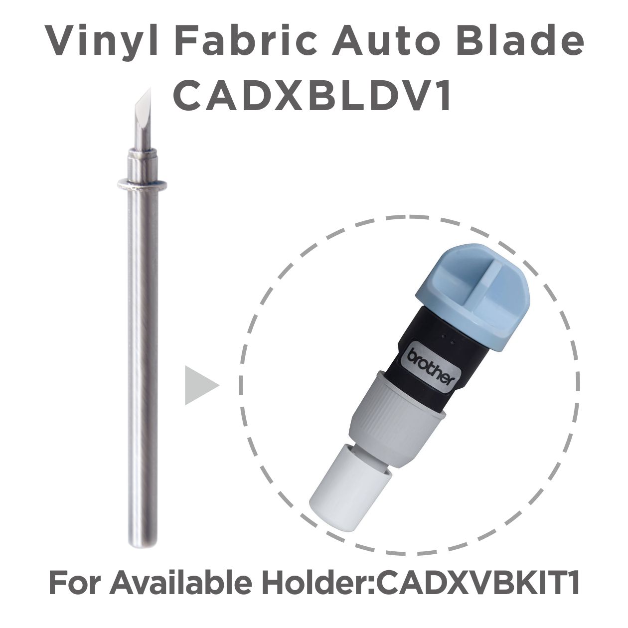 2 Pack Vinyl Auto Blade CADXBLDV1 Replacement Accessory for Brother ScanNCut DX, Create Virtually from Warm Wall Décor, Cool Apparel, and Playful Stickers - Image 2