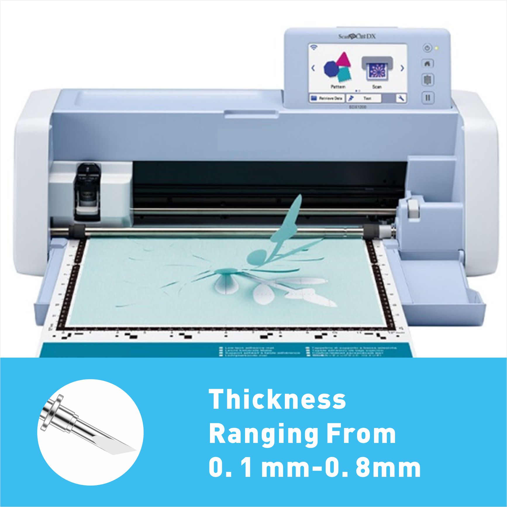 2 Pack CABLDP1 Standard Cut Blade for Brother ScanNCut, ScanNCut2, ScanNCut DX2 and DesignNCut, Using Higher Strength Tungsten Steel Material - Image 5