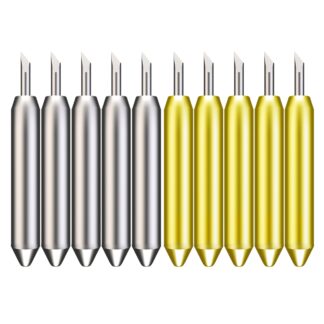 10 Pack Replacement Cutting Blades for Cricut Joy and Joy Xtra Smart Cutting Machine Blades, Cut Vinyl Fabric Carbide Standard Blades