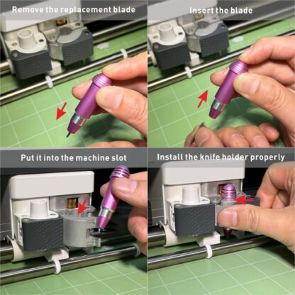 Cutting Blade + Housing, Deep-Point & Bonded-Fabric and Premium Fine Point Blade, Compatible With Cricut Maker, Maker 3,Explore Air/2/3 and Explore One - Image 8